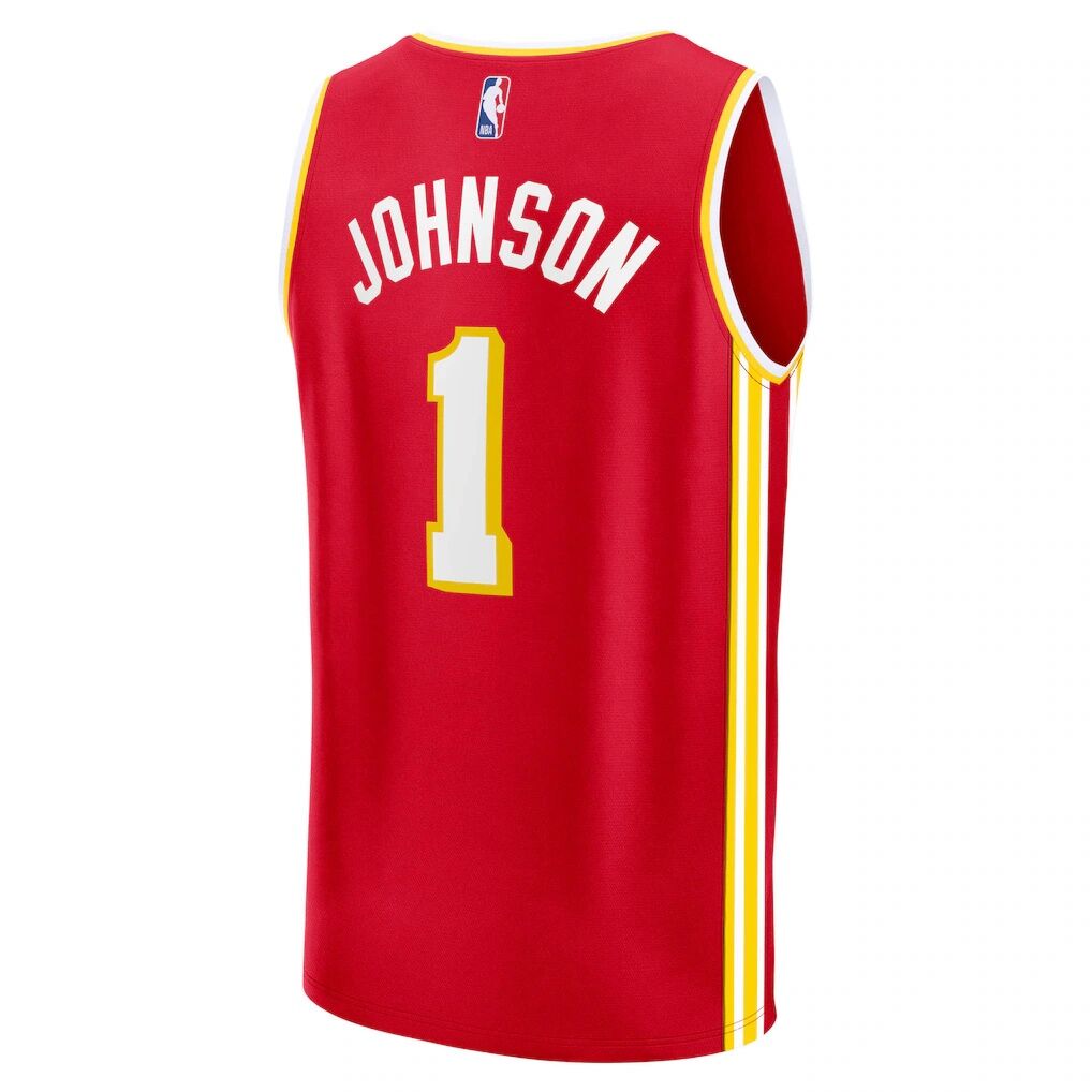 Jalen Johnson Atlanta Hawks Fashion7 Fast Break Replica Jersey - Icon Edition