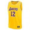 Jake LaRavia Los Angeles Lakers Fashion7 Fast Break Replica Jersey - Gold - Side View