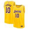 Luke Kennard Los Angeles Lakers Fashion7 Fast Break Replica Jersey - Gold - Front View