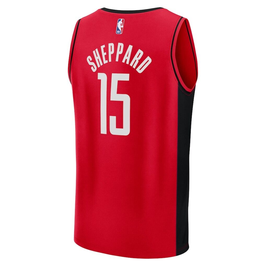 Reed Sheppard Houston Rockets Fashion7 Fast Break Replica Jersey - Icon Edition