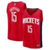 Reed Sheppard Houston Rockets Fashion7 Fast Break Replica Jersey - Red - Front View