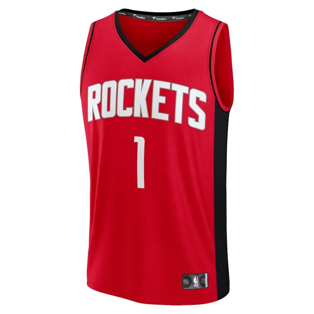 Amen Thompson Houston Rockets Fashion7 Fast Break Replica Jersey – Icon Edition