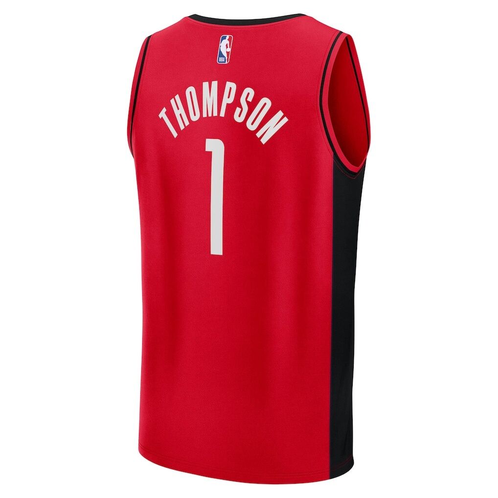 Amen Thompson Houston Rockets Fashion7 Fast Break Replica Jersey - Icon Edition