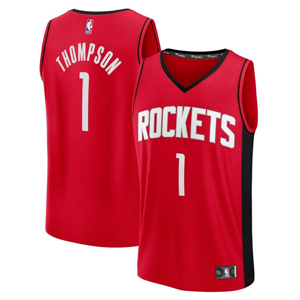 Amen Thompson Houston Rockets Fashion7 Fast Break Replica Jersey – Icon Edition