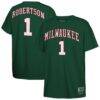 Oscar Robertson Milwaukee Bucks Mitchell & Ness Youth Hardwood Classics Name & Number T-Shirt - - Front View