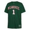 Oscar Robertson Milwaukee Bucks Mitchell & Ness Youth Hardwood Classics Name & Number T-Shirt - - Side View