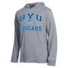 BYU Cougars Champion High Motor All-Star Long Sleeve Hooded T-Shirt - - Side View