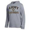 Army Black Knights Champion High Motor All-Star Long Sleeve Hooded T-Shirt - - Side View