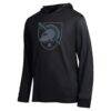 Army Black Knights Champion Tonal All-Star Long Sleeve Hooded T-Shirt - Black - Side View