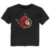 Ottawa Senators Outerstuff Infant Primary Logo T-Shirt - Black - Front View