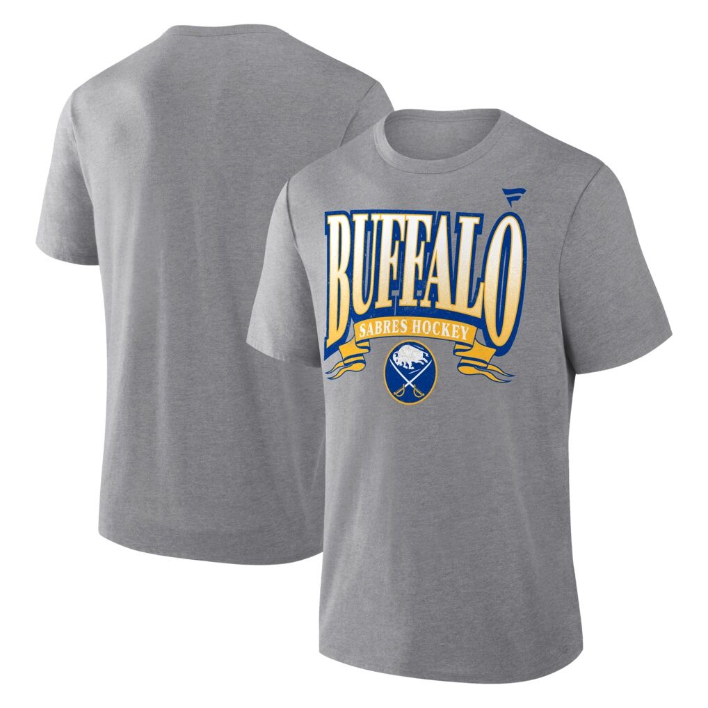 Buffalo Sabres Hockey Heritage Tri-Blend T-Shirt