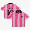 Lionel Messi Inter Miami CF Peace Collective Knit Fashion Jersey - Pink - Front View