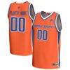 Boise State Broncos GameDay Greats Unisex Lightweight Collegiate Women's Basketball NIL Pick-A-Player Fashion Jersey - Orange - Front View