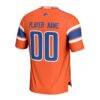 Boise State Broncos GameDay Greats Youth NIL Pick-A-Player Lightweight Collegiate Football Fashion Jersey - Orange - Detail View