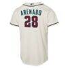 Nolan Arenado Arizona Diamondbacks Nike Youth Home Replica Jersey - White - Detail View
