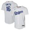 Will Smith Los Angeles Dodgers Nike Youth Home Replica Jersey - White - Front View