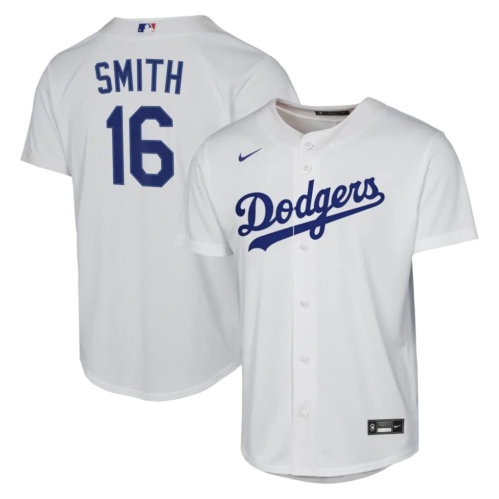 Will Smith Los Angeles Dodgers Nike Youth Home Replica Jersey