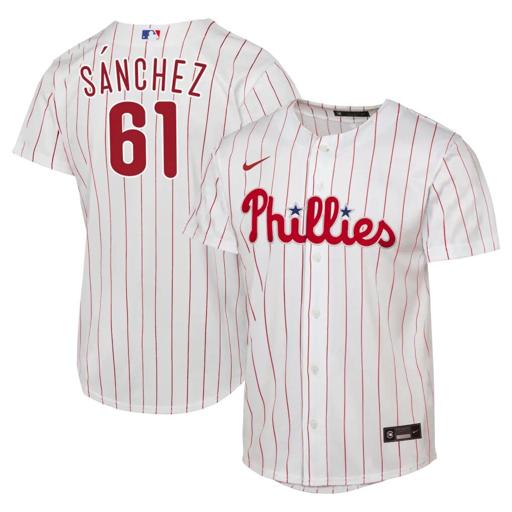 Cristopher Sánchez Philadelphia Phillies Nike Youth Home Replica Jersey
