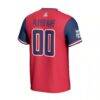 Arizona Wildcats GameDay Greats Youth NIL Pick-A-Player Lightweight Collegiate Softball Fashion Jersey - Red - Detail View