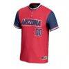 Arizona Wildcats GameDay Greats Youth NIL Pick-A-Player Lightweight Collegiate Softball Fashion Jersey - Red - Side View