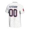 Fresno State Bulldogs GameDay Greats Youth NIL Pick-A-Player Lightweight Collegiate Softball Fashion Jersey - White - Detail View