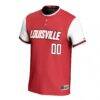 Louisville Cardinals GameDay Greats Youth NIL Pick-A-Player Lightweight Collegiate Softball Fashion Jersey - - Side View