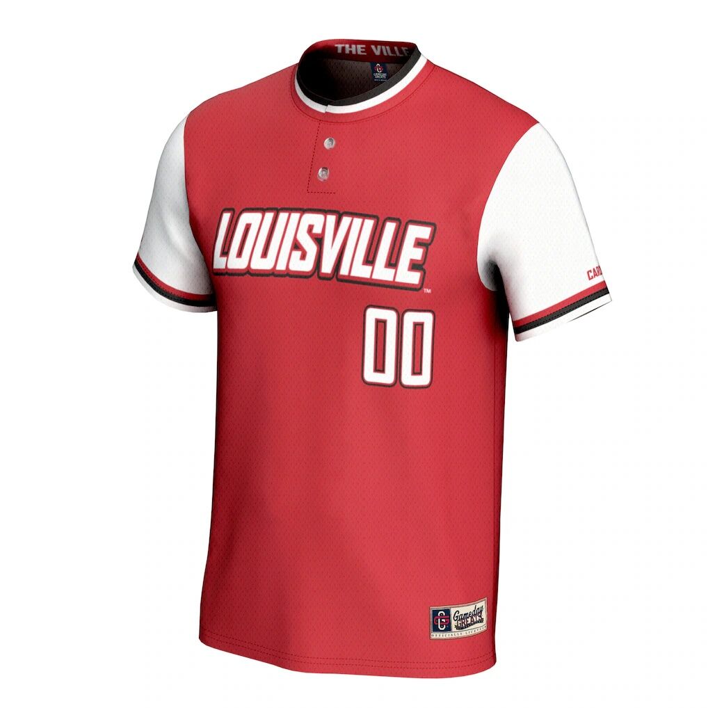 Louisville Cardinals GameDay Greats Youth NIL Pick-A-Player Lightweight Collegiate Softball Fashion Jersey - Cardinal
