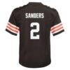 Shedeur Sanders Cleveland Browns Nike Youth Game Jersey - Brown - Detail View