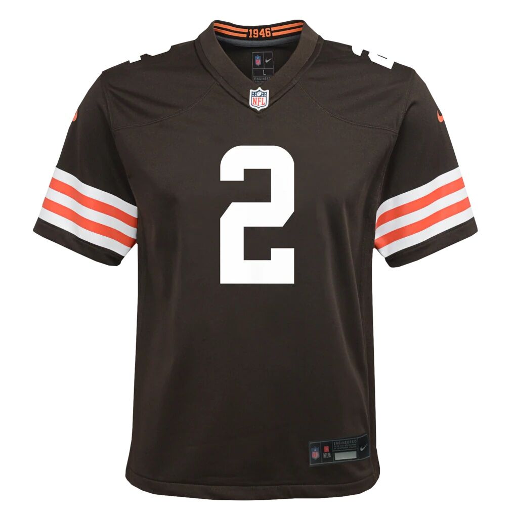 Shedeur Sanders Cleveland Browns Nike Youth Game Jersey