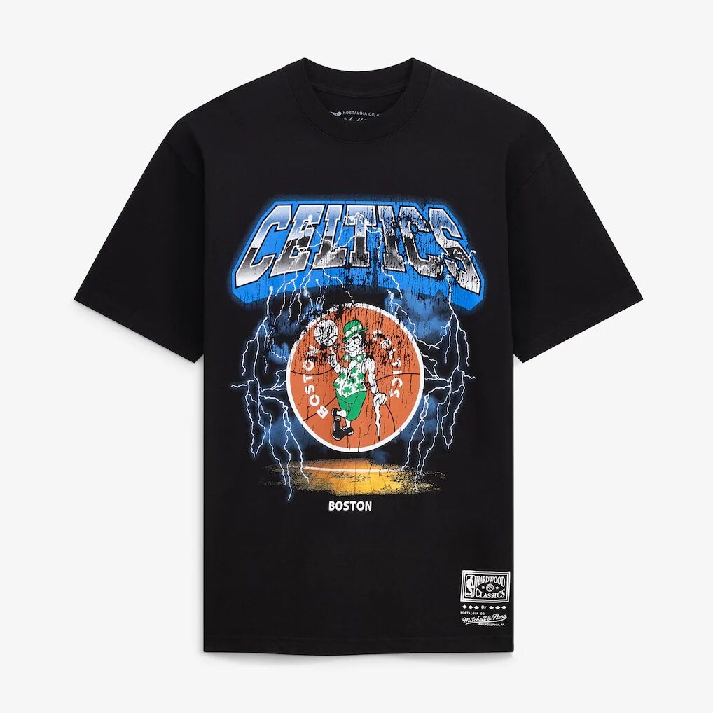 Boston Celtics Mitchell & Ness Lightning T-Shirt