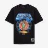 Boston Celtics Mitchell & Ness Lightning T-Shirt - Black - Front View