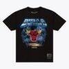 Chicago Bulls Mitchell & Ness Lightning T-Shirt - Black - Front View