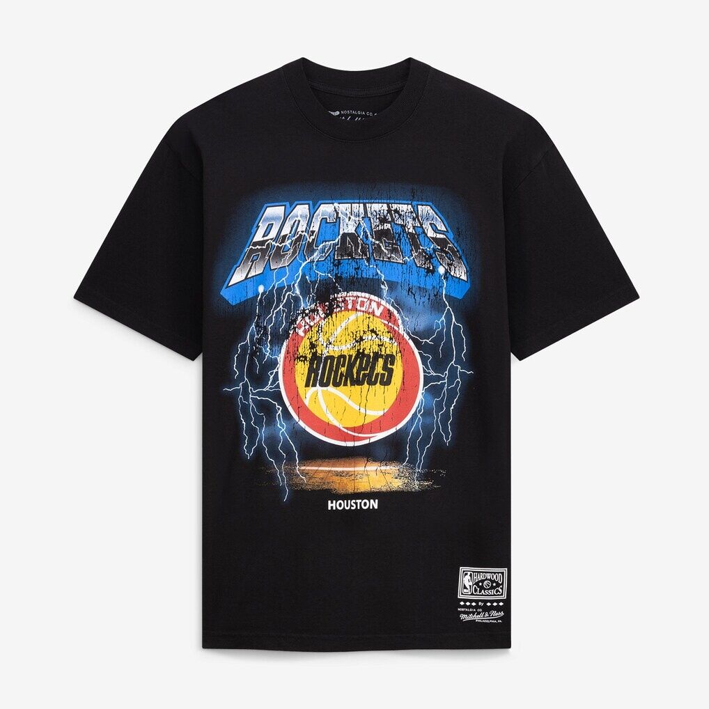 Houston Rockets Mitchell & Ness Lightning T-Shirt