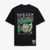 Boston Celtics Mitchell & Ness Ball Out T-Shirt - Black - Front View