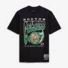 Boston Celtics Mitchell & Ness Ball Out T-Shirt - Black - Front View