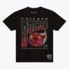 Chicago Bulls Mitchell & Ness Ball Out T-Shirt - Black - Back View