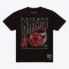 Chicago Bulls Mitchell & Ness Ball Out T-Shirt - Black - Front View