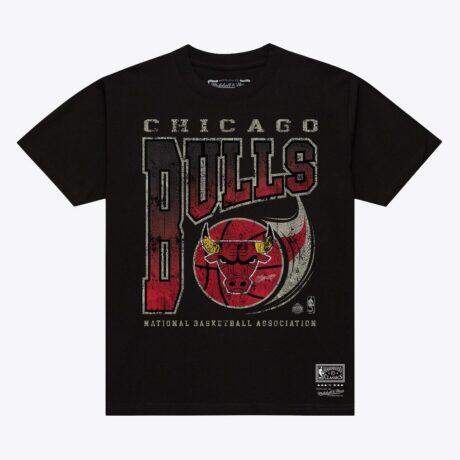 Chicago Bulls Mitchell & Ness Ball Out T-Shirt - Black - Front View