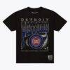 Detroit Pistons Mitchell & Ness Ball Out T-Shirt - Black - Front View