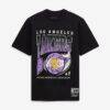 Los Angeles Lakers Mitchell & Ness Ball Out T-Shirt - Black - Front View