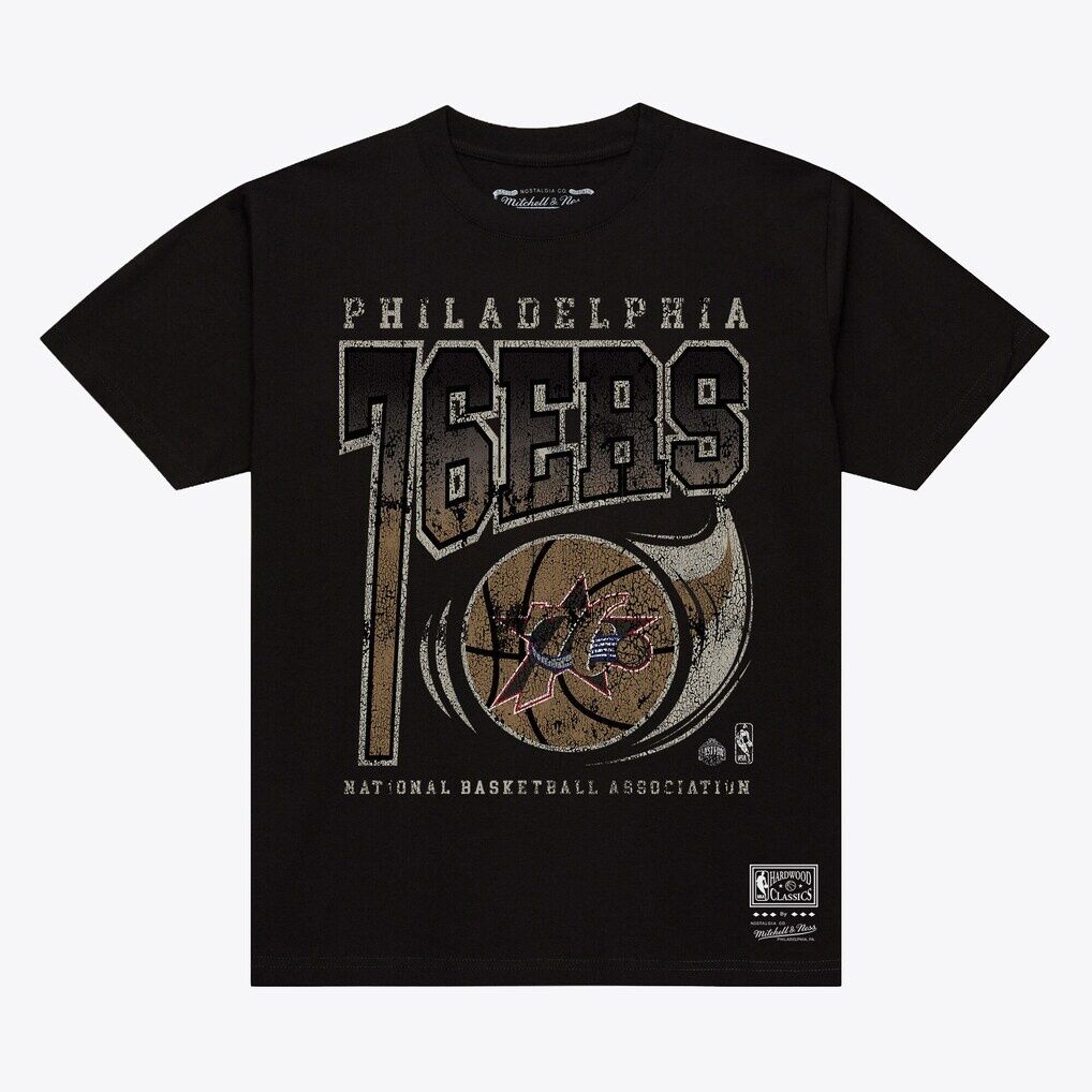 Philadelphia 76ers Mitchell & Ness Ball Out T-Shirt