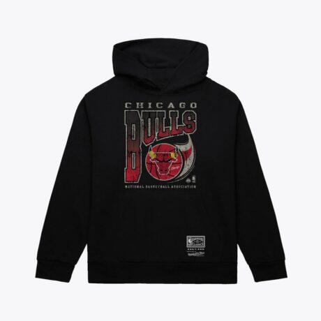 Chicago Bulls Mitchell & Ness Ball Out Hoodie - Black - Front View