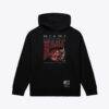 Miami Heat Mitchell & Ness Hardwood Classics Ball Out Hoodie - Black - Front View