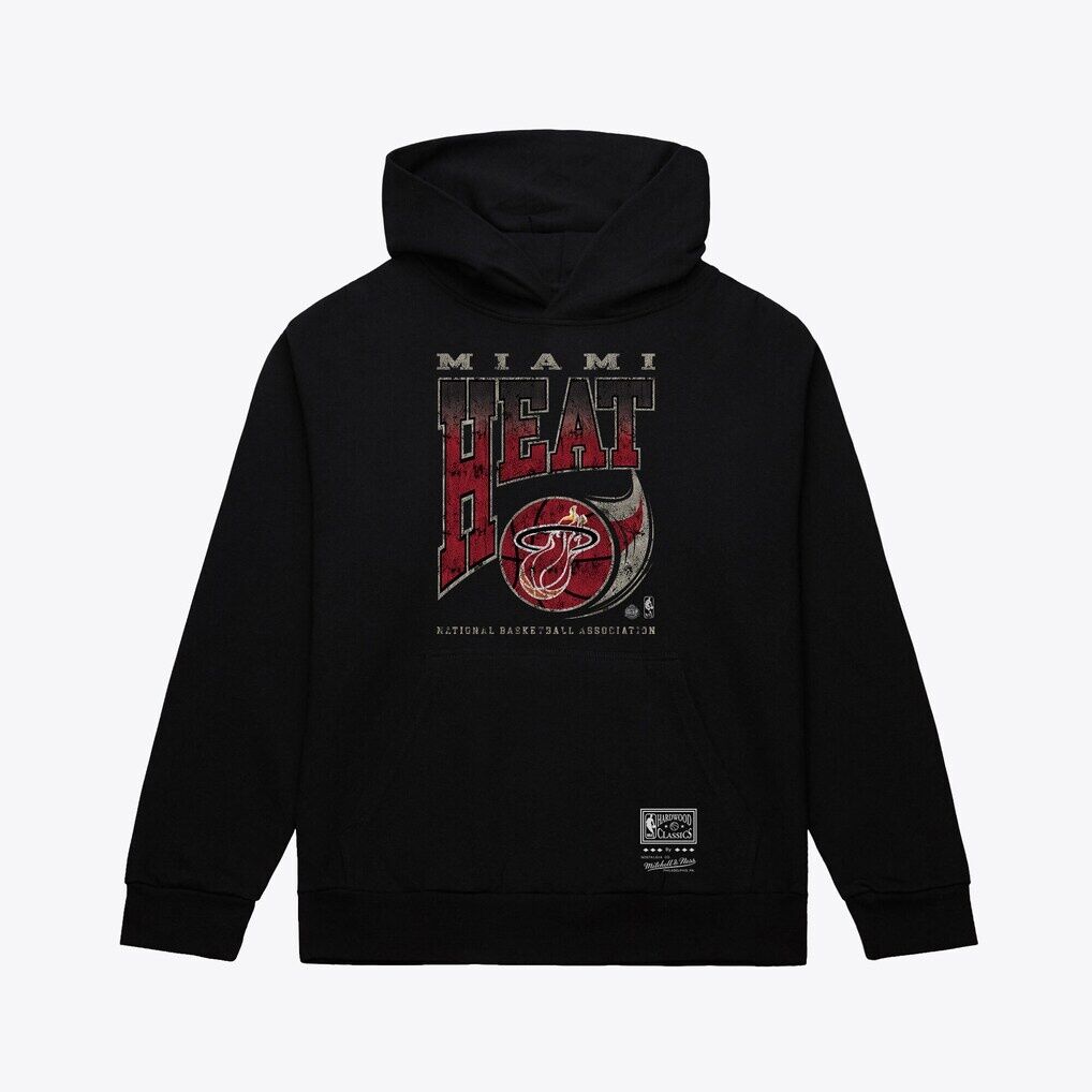 Miami Heat Mitchell & Ness Hardwood Classics Ball Out Hoodie