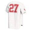 Houston Cougars GameDay Greats Unisex Lightweight Collegiate Baseball Fashion Jersey - White - Detail View
