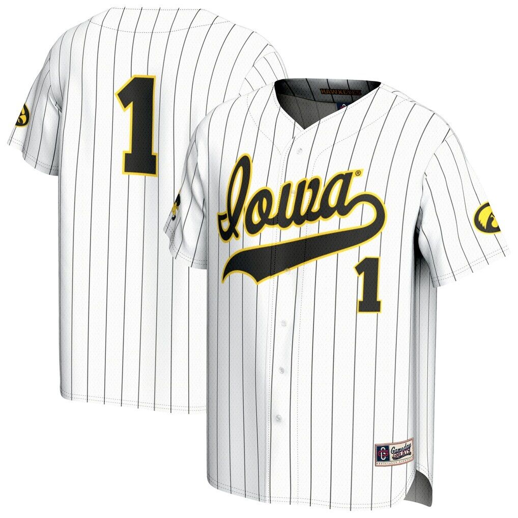 Iowa Hawkeyes GameDay Greats Unisex Lightweight Collegiate Baseball Fashion Jersey