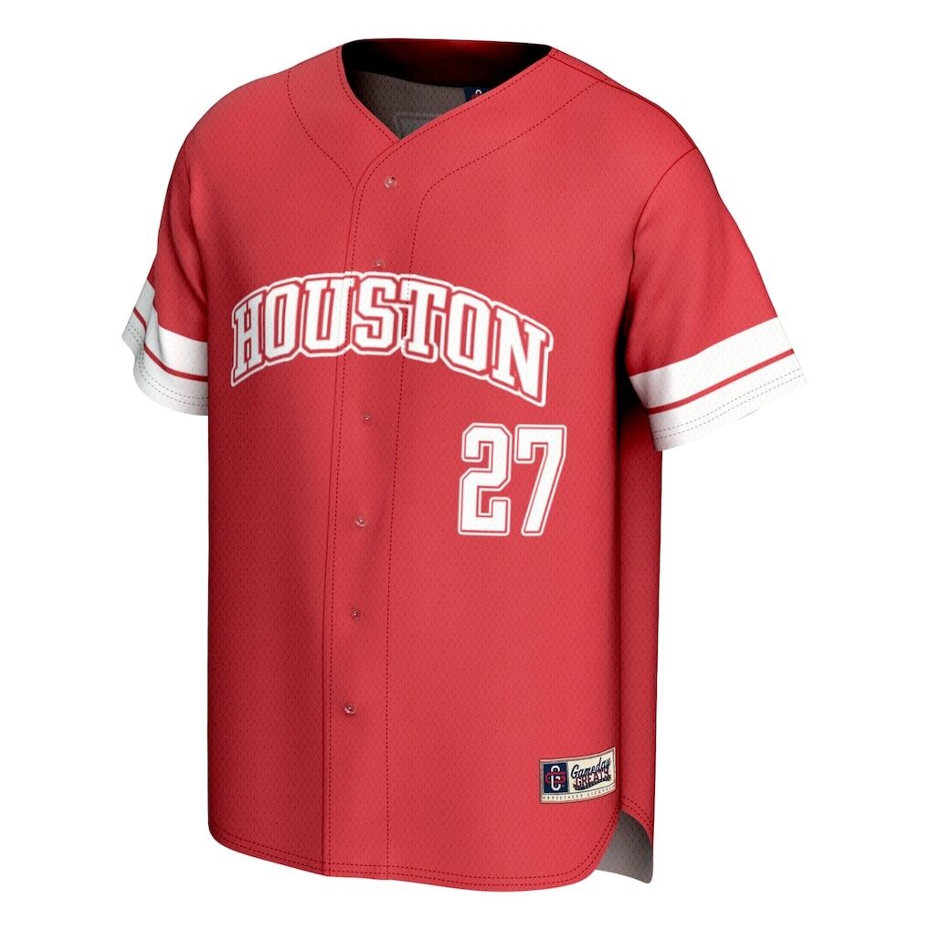 Houston Cougars GameDay Greats Youth Lightweight Collegiate Baseball Fashion Jersey