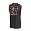 Houston Cougars GameDay Greats Youth Lightweight Collegiate Basketball Fashion Jersey - Black - Detail View