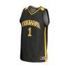 Iowa Hawkeyes GameDay Greats Unisex Lightweight Collegiate Basketball Fashion Jersey - Black - Side View