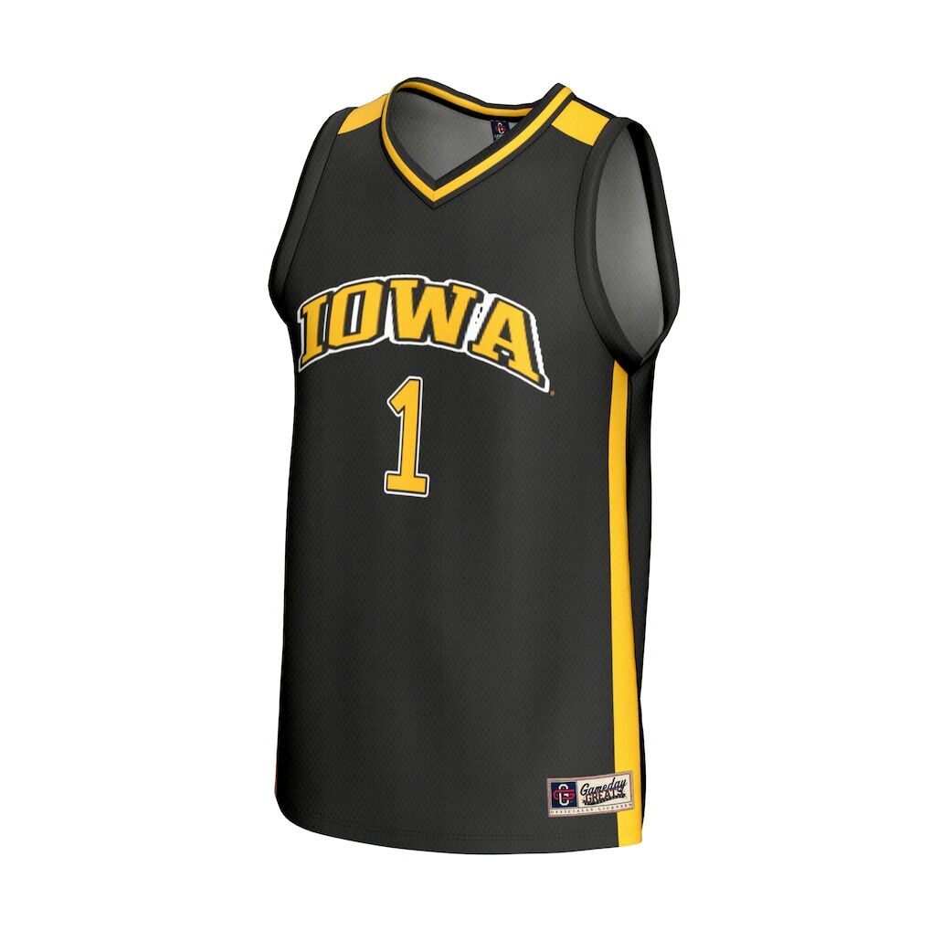 Iowa Hawkeyes GameDay Greats Unisex Lightweight Collegiate Basketball Fashion Jersey